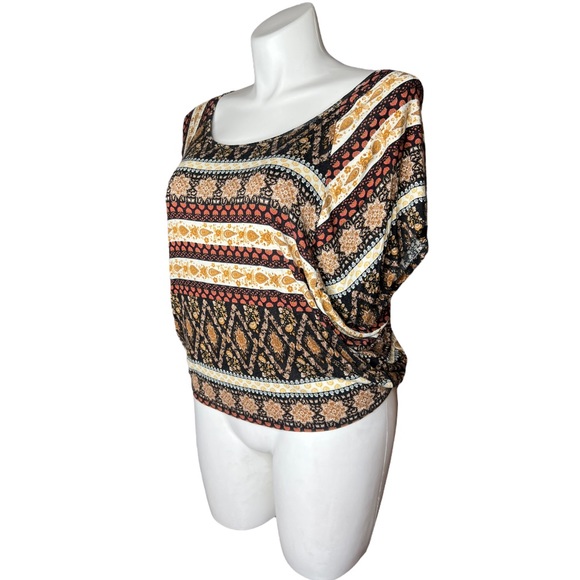 Raggs II Riches Boho Print Top size L - Picture 3 of 14